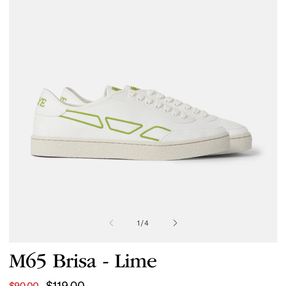M65 Brisa Lime Women's Sneakers
